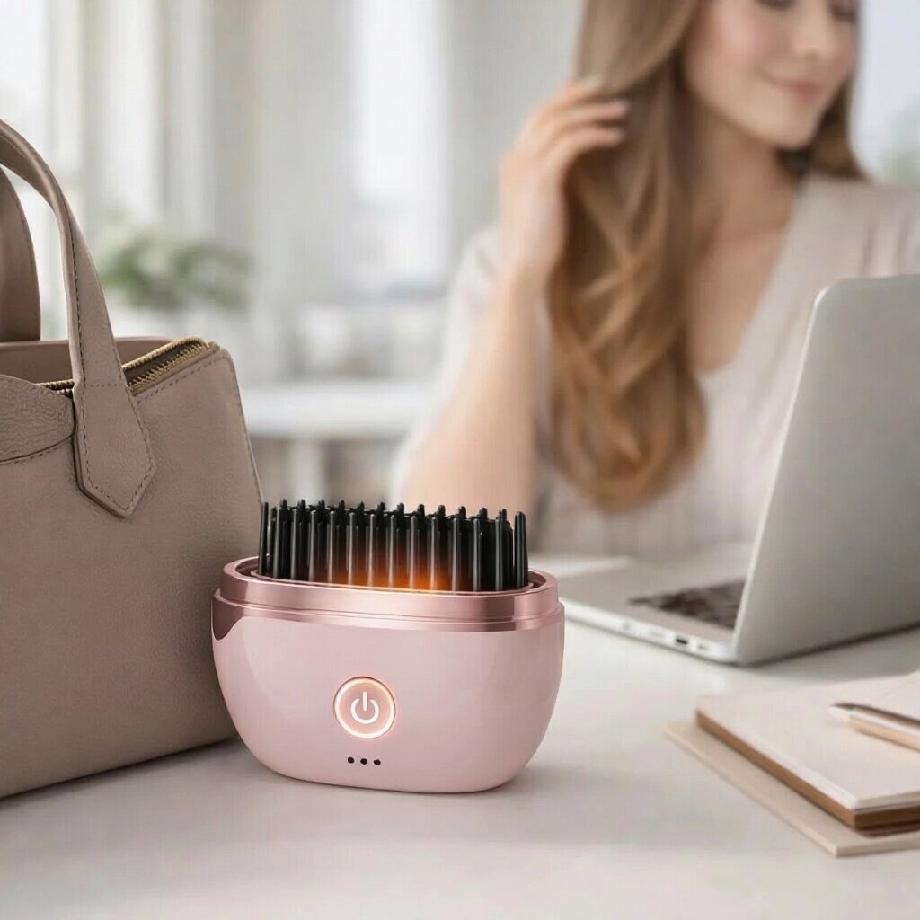 SwiftSteam™ Mini Hair Straightening Comb